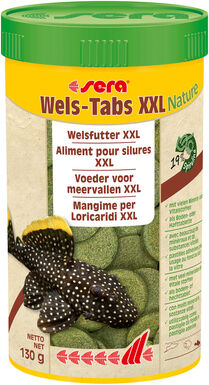 Sera - Aliments Wels-Tabs XXL pour les Silures de Grande Taille - 250ml