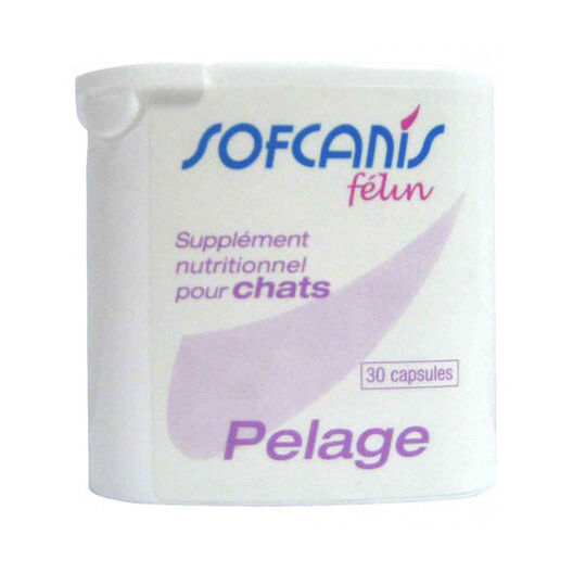 Sofcanis - CAPSULES SUPPLEMENT NUTRITIONNEL PELAGE POUR CHATS - X30 image number null