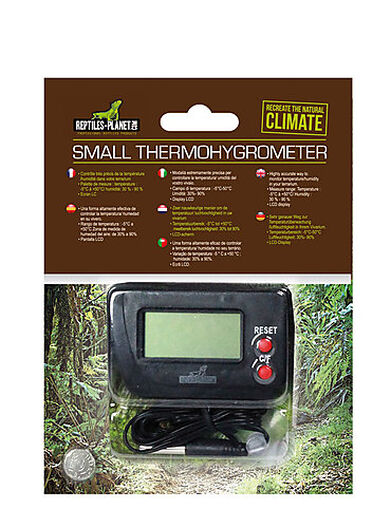 Thermomètre hygromètre digital - Eclairage-Lampe chauffante Reptiles -  Logement et couchage Trixie