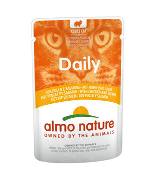 Almo Nature - Pâtée Daily Poulet Et Saumon - 70g