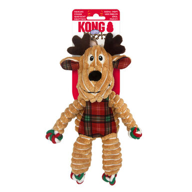 KONG - JOUET HOLIDAY FLOPPY KNOTS REINDEER - S/M