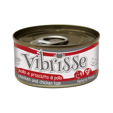 Vibrisse - Pâtée Natural Food Jambon de Poulet pour chats - 70g