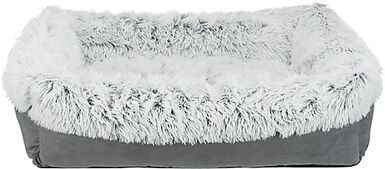 Trixie - Coussin Harvey, angulaire, 100 × 75 cm, gris/blanc-noir