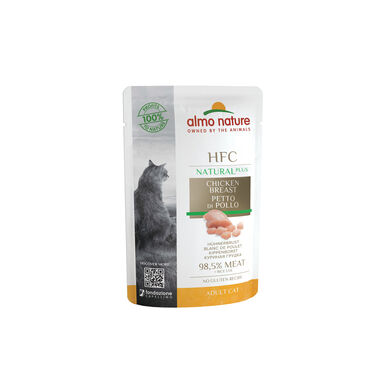 Almo Nature - Pochon Alternative Bouillon au Blanc de Poulet pour Chat - 55g