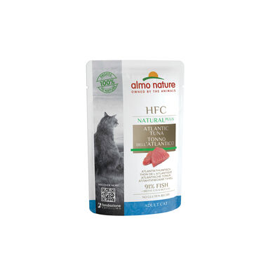 Almo Nature - Pochon Alternative Bouillon au Thon de l'Atlantique pour Chat - 55g