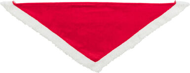 Trixie - Xmas Foulard, aspect velours/peluche, 55 cm, rouge