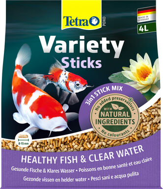 Tetra - Mélange Pond Variety Sticks en Sticks pour Poissons de Bassin - 4L