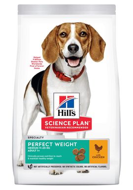 Hill's Science Plan - Adult Perfect Weight Croquettes Pour Chien Au Poulet  - 2 Kg