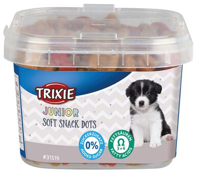 Trixie - Junior Soft Snack Dots avec oméga-3, 140 g