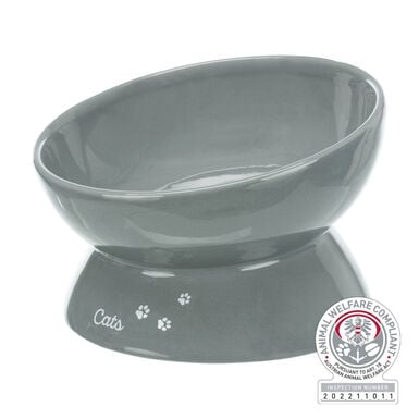 Trixie - Gamelle XXL augmentée en céramique gris - 0.35 l/17 cm