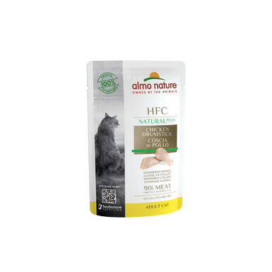 Almo Nature - Pâtée Hfc Natural+ Cuisse Poulet - 55g