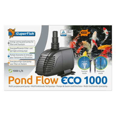 Superfish - Pompe Pond Flow Eco 1000 Fontaines et Filtrations