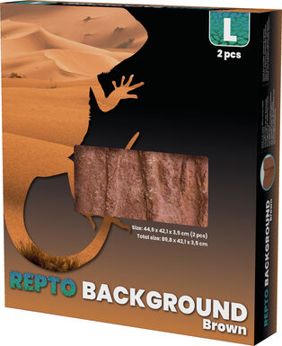 Repto - Décor de Fond Background Brown L - 91x46x46cm