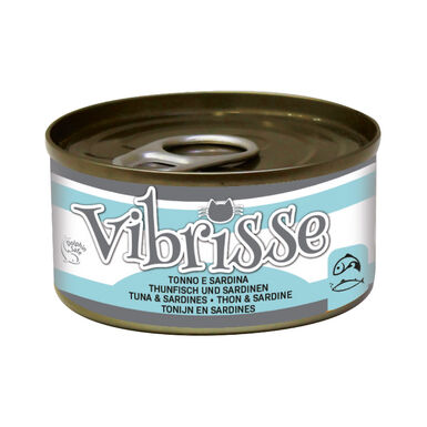 Vibrisse - Pâtée Natural Food Thon et Sardine pour chats - 70g