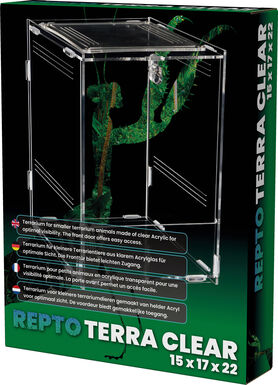 Repto - Terrarium AcryliqueTerra Clear - 15x16,5x21,5cm