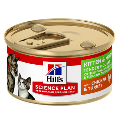 Hill's Science Plan - Kitten & Mother - Mousse Chaton Et Chatte Allaitante Poulet Dinde  -  85g