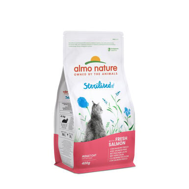 Almo Nature Holistic Fonctionnel - Light-Sterilise Saumon - Sac 400 Gr