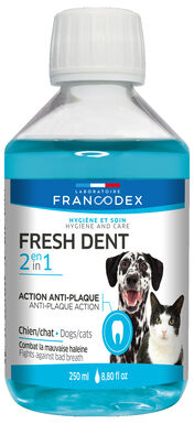 Francodex - Fresh Dent 2 en 1 pour Chien et Chat - 250ml