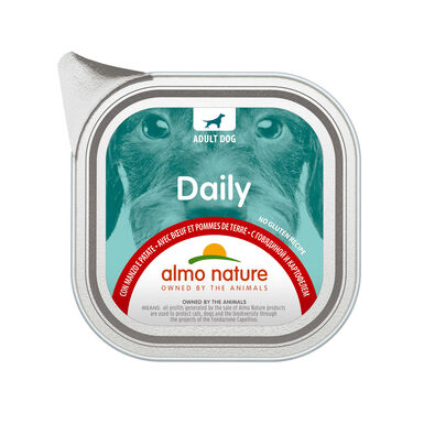 Almo Nature - Pâtée Daily Nogluten Boeuf Et Pommes De Terre - 100gg