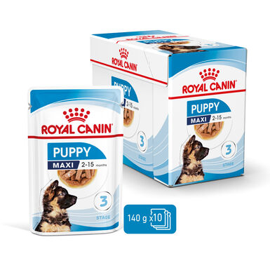 Royal Canin - Sachets Puppy Maxi en Sauce pour Chiot - 10x140g