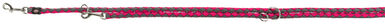 Trixie - Cavo laisse réglable fushia/gris graphite - S/M: 200 m/12 mm