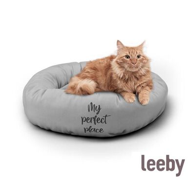 Leeby - Donut My Favourite Place pour Chats - Gris