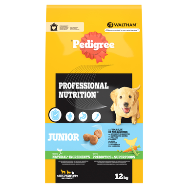 PEDIGREE - Croquettes à la Volaille et aux Légumes pour chiot - 12kg