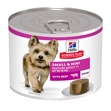 Hill's Science Plan - Mature Small&Mini Mousse Pour Chien Agé De Petite Race Bœuf  - 200g