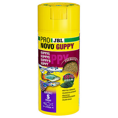 JBL - Aliment en Granulés Pronovo GUPPY Grano pour Poissons Tropicaux - 250ml