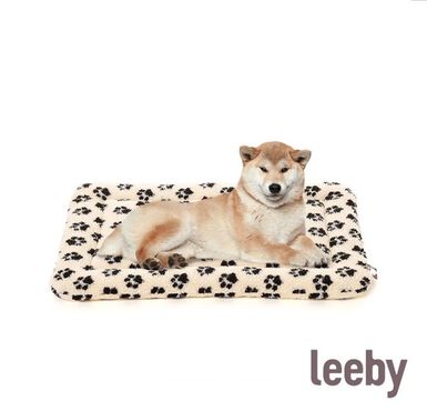 Leeby - Tapis Imprimé Pattes pour Chiens