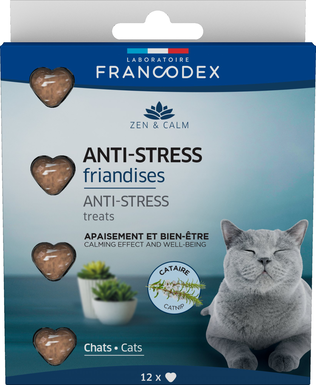 Francodex - Frandises Anti-stress Cataire pour Chats - x12