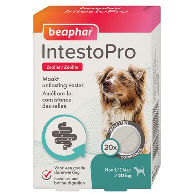 Beaphar - IntestoPro Comprimés Améliore les Selles des Chiens (>15kg) - 20 Cps