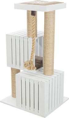 Trixie - BE NORDIC arbre à chat Skadi blanc - 114 cm