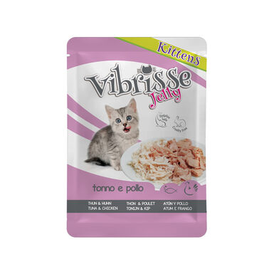 Vibrisse - SACHET JELLY THON ET POULET POUR Chatons - 70g