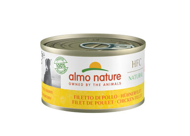 Almo Nature - Pâtée en Boîte HFC Filet de Poulet pour Chiens - 95g