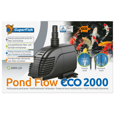 Superfish - Pompe Pond Flow Eco 2000 Fontaines et Filtrations