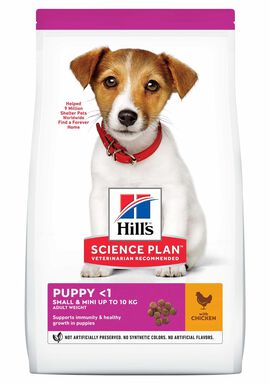 Hill's Science Plan - Puppy Small & Mini Croquettes Pour Chiot De Petite Taille Au Poulet -  3kg