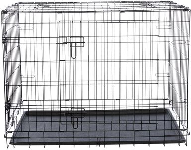 Trixie - HOME KENNEL, M: 78 × 62 × 55 CM, NOIR