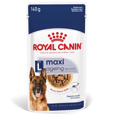 ROYAL CANIN - SACHET FRAICHEUR MAXI AGEING en sauce POUR CHIENS SENIORS - 10x140