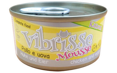 Vibrisse - Pâtée en Mousse KITTEN POULET ET ŒUFS pour Chatons - 70g