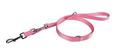 Animalis - Laisse Multifonction Basic 20mm et 200cm pour Chien - Rose