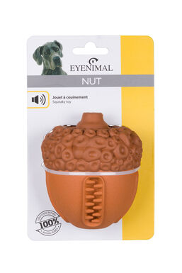 Eyenimal - Jouet NUT à Couinement en Caoutchouc pour Chiens - 9,8cm