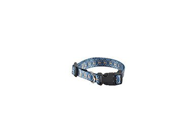 Bobby - Collier Geisha Bleu M pour Chiens - 52cm