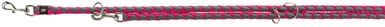 Trixie - Cavo laisse réglable fushia/gris graphite - L/XL: 200 m/18 mm