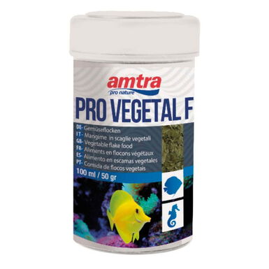 Amtra - Aliment Pro Vegetal Flake pour Poissons Tropicaux - 100ml