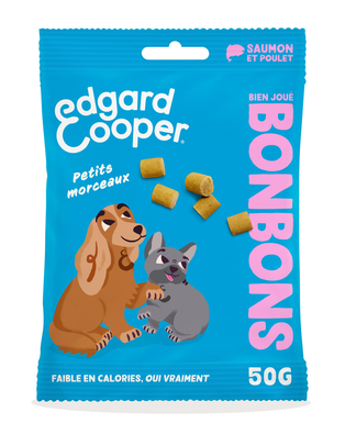 Edgard & Cooper - Bonbons Adulte Saumon & Poulet - 50g