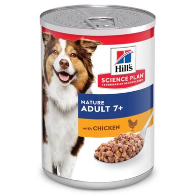 Hill's Science Plan - Mature Adult Boîte pour Chien Âgé Poulet - 370 GR