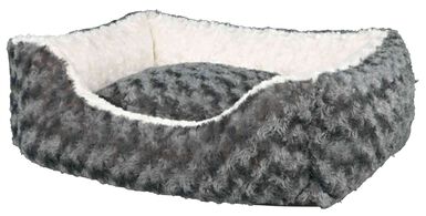 Trixie - Coussin Kaline angulaire gris/crème - 80 x 65 cm