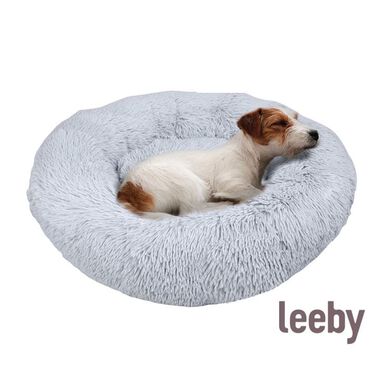 Leeby - Donut Extra Doux Gris pour Chiens