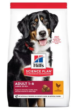 Hill's Science Plan - Adult Croquettes Pour Grand Chien Au Poulet  - 18kg